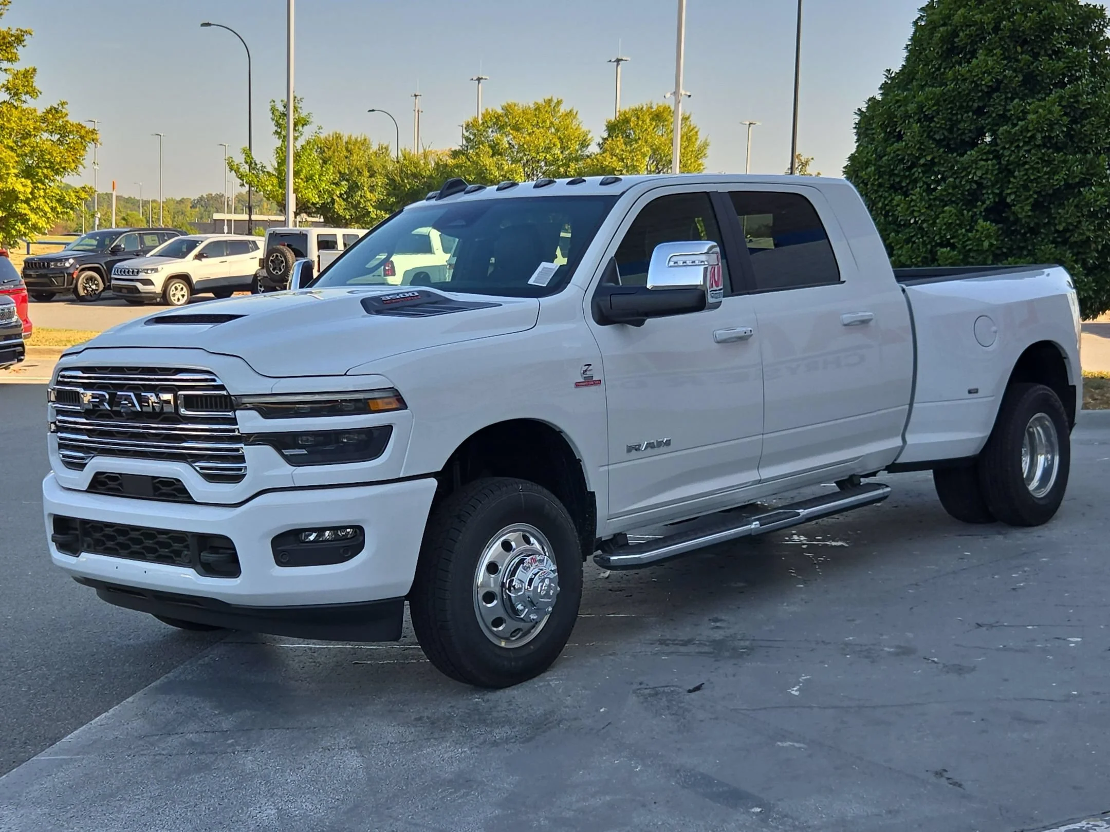 New 2026 Bright White Clearcoat Ram Laramie image 3