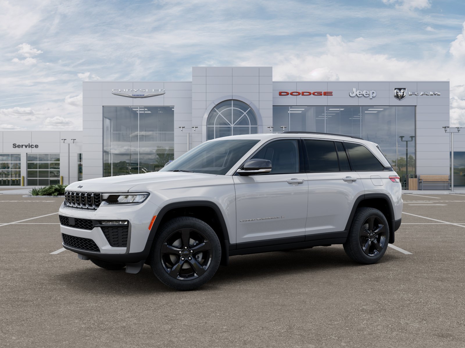 New 2026 Bright White Clear-Coat Exterior Paint Jeep Limited image 28