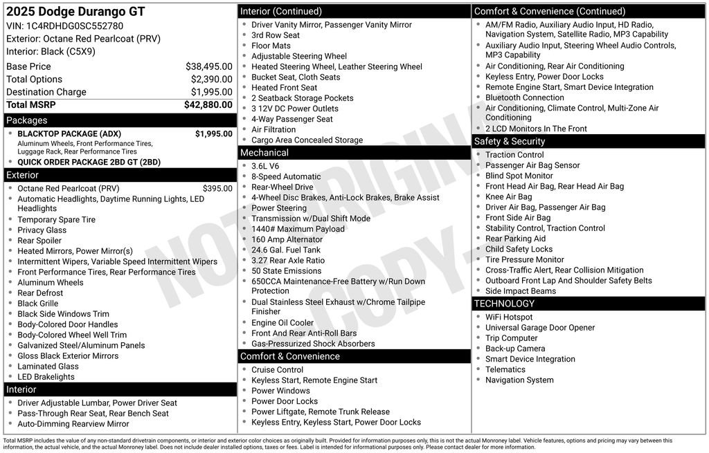Used 2025 Red Dodge GT image 30