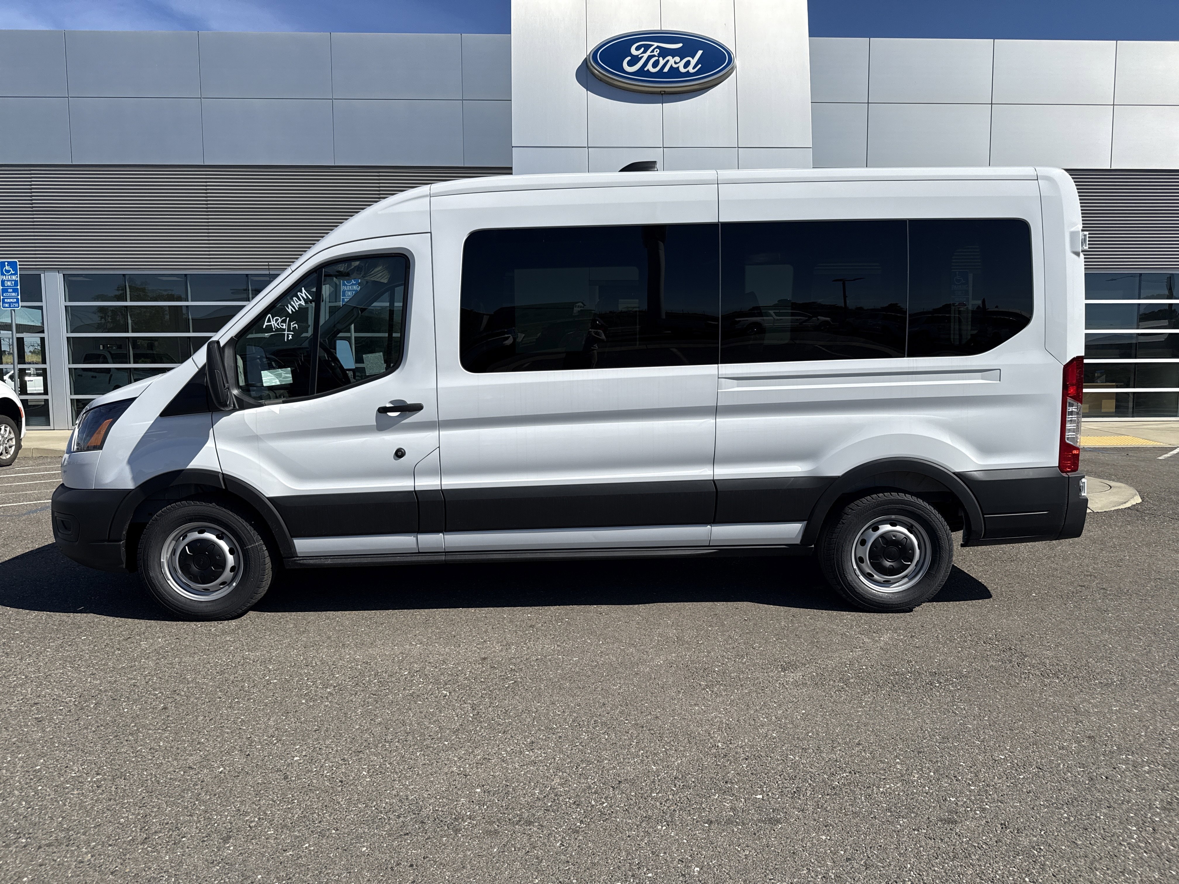 New 2026 Oxford White Ford Passenger Van XL image 2