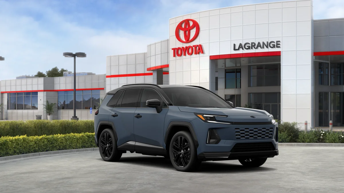New 2026 Storm Cloud with Midnight Black Metallic roof Toyota XSE image 37