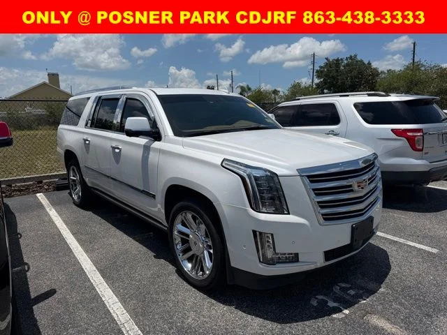 Used 2017 White Cadillac Platinum Edition image 1