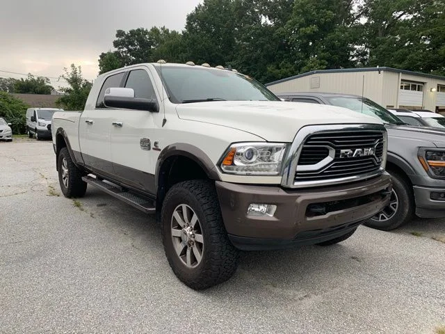 Used 2018 Pearl White Ram Laramie Longhorn image 2