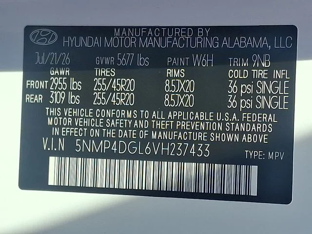 New 2027 White Hyundai Limited image 20