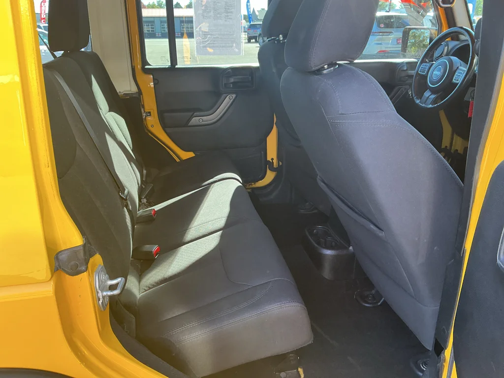 Used 2015 Baja Yellow Jeep Sport image 17