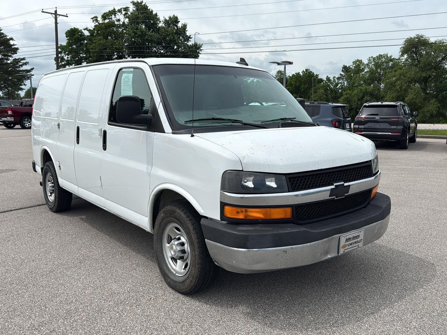 Used 2020 Chevrolet Express Cargo Work Van with VIN 1GCWGAFG1L1243699 for sale in Corydon, IN