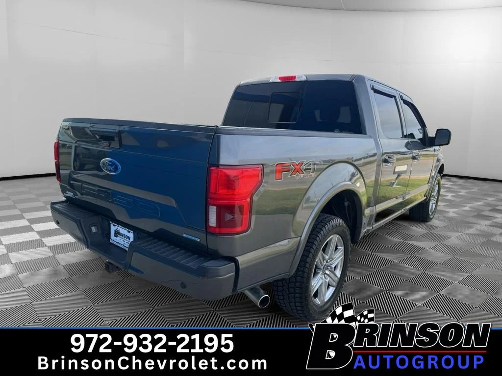Used 2018 Magnetic Metallic Ford LARIAT image 7