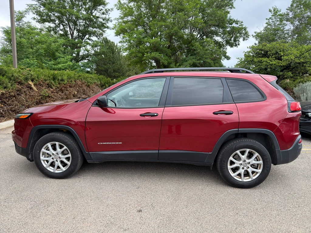 Used 2017 Deep Cherry Red Crystal Pearlcoat Jeep Sport image 15