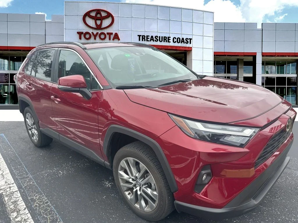 Used 2023 Red Toyota XLE Premium image 1
