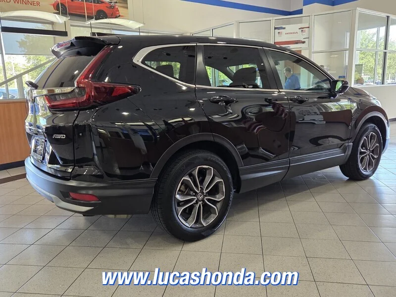 Used 2022 Black Honda EX AWD image 4