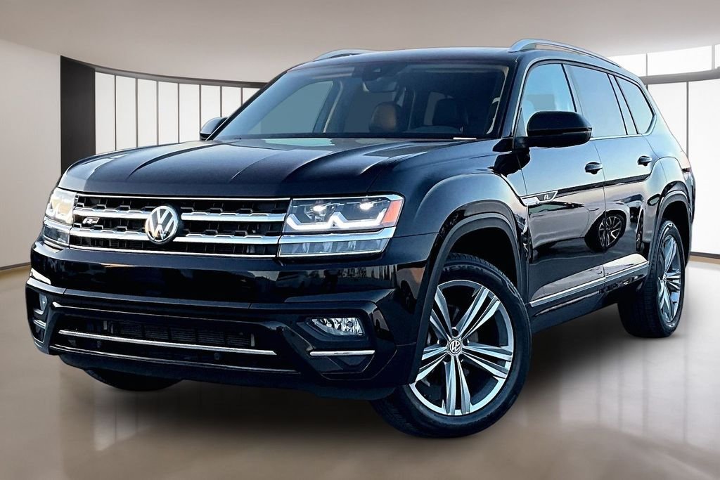 Used 2019 Deep Black Volkswagen 3.6L V6 SEL R-Line image 1