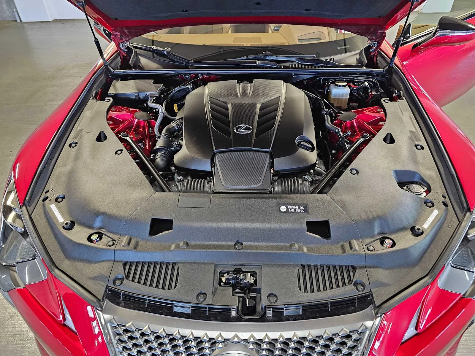 Used 2021 Infrared Lexus 500 image 9