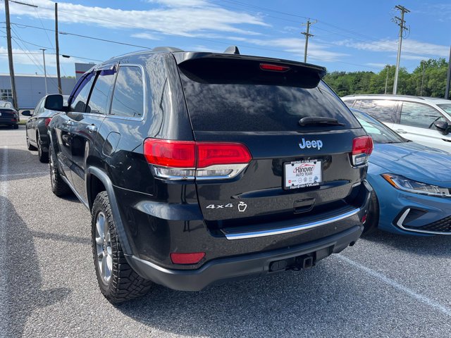 Used 2015 Brilliant Black Crystal Pearlcoat Jeep Limited image 3