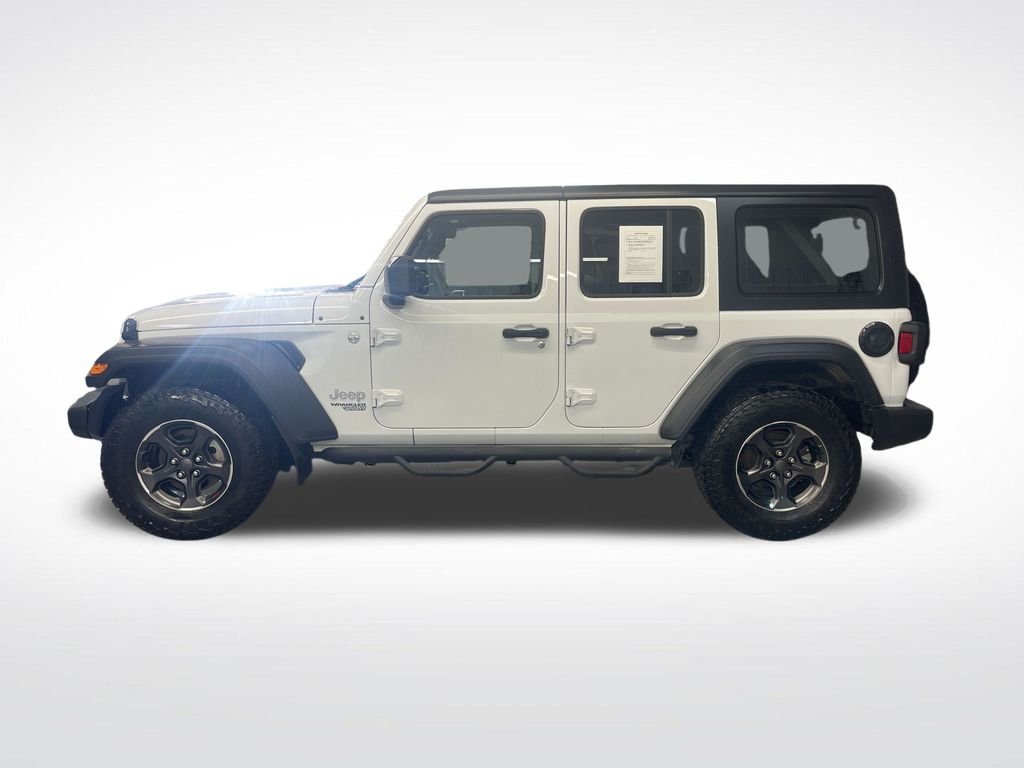 Used 2018 White Jeep Unlimited Sport image 2