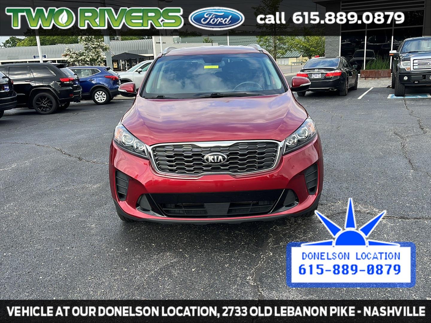Used 2020 Passion Red Kia LX image 3