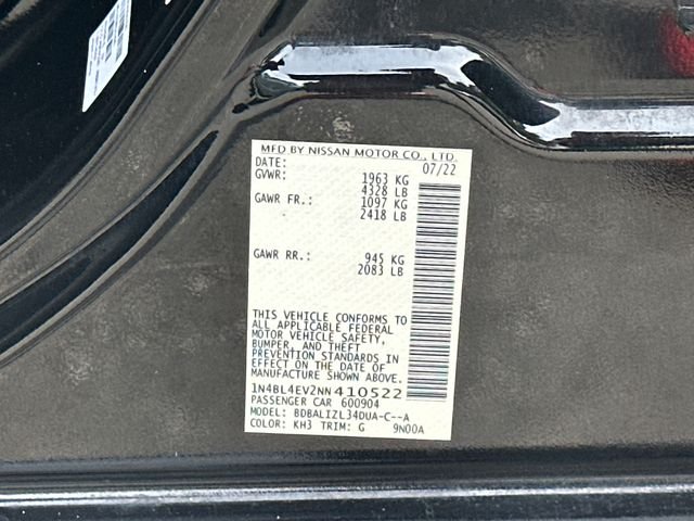 2022 Nissan Altima SL - Photo 38