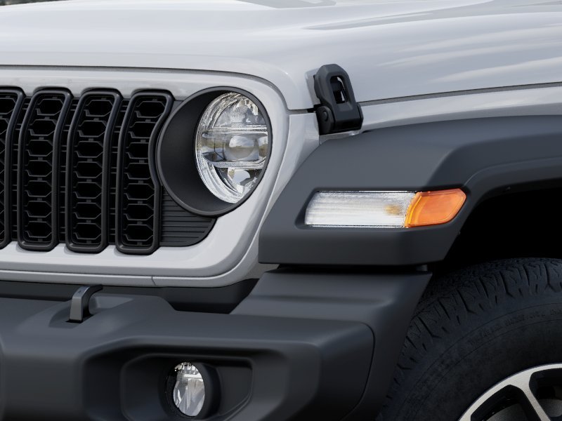 New 2025 Bright White Clearcoat Jeep Sport S image 30