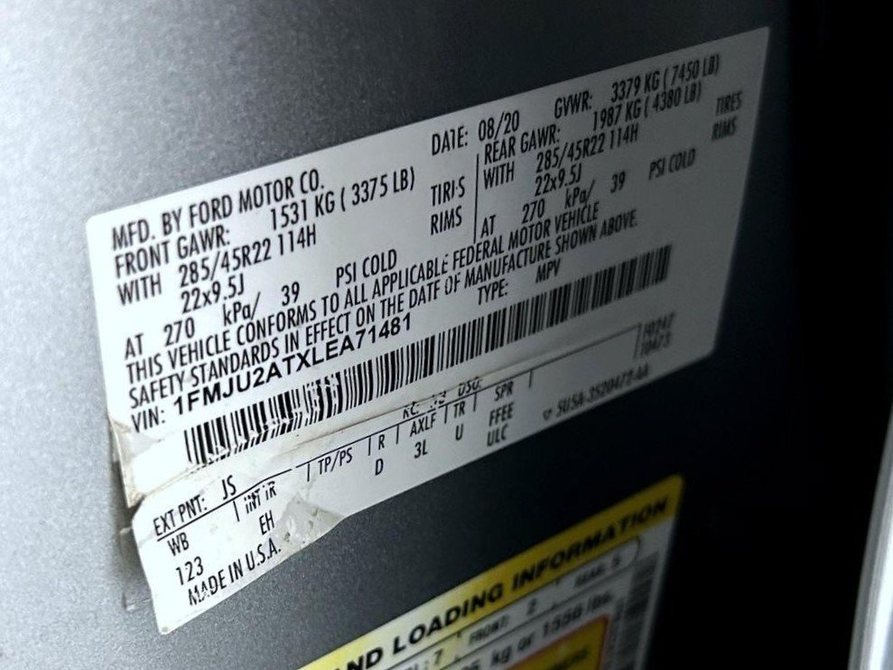Used 2020 Silver Ford Limited image 35
