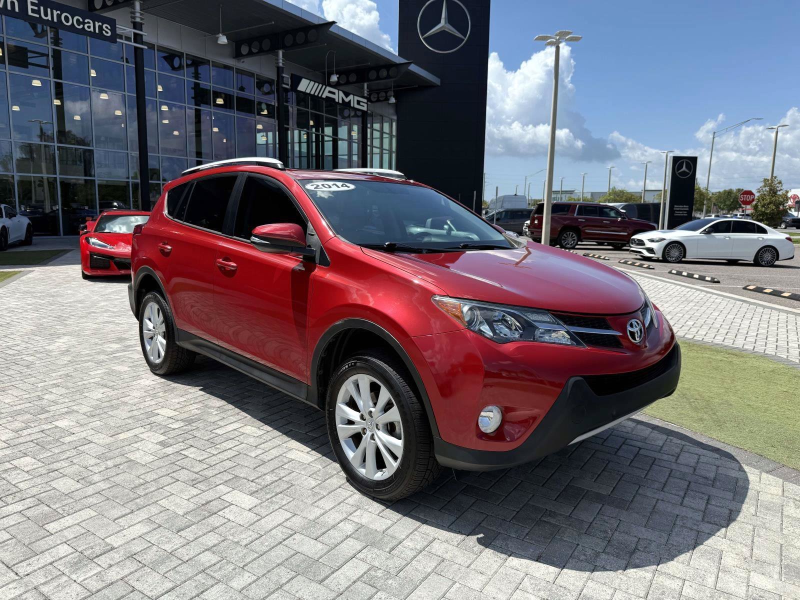 Used 2014 Barcelona Red Metallic Toyota Limited image 7
