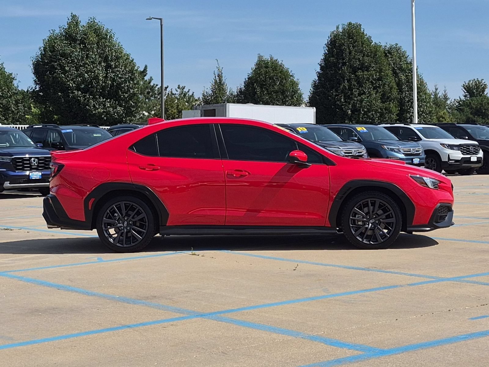 Used 2022 Ignition Red Subaru Premium AWD image 5