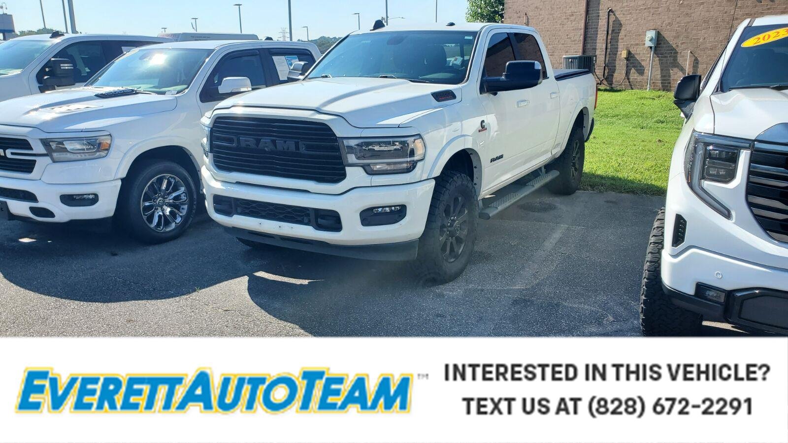 Used 2021 Pearl White Ram Laramie image 1