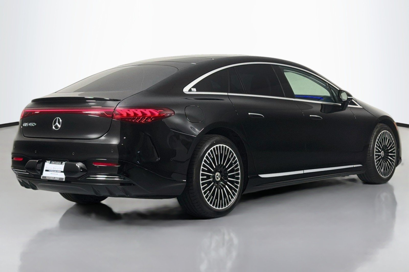 Certified Used 2023 Obsidian Black Metallic Mercedes-Benz EQS 450+ image 11