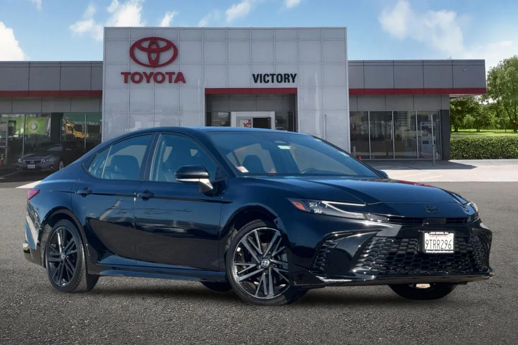 Used 2025 Black Toyota XSE image 2