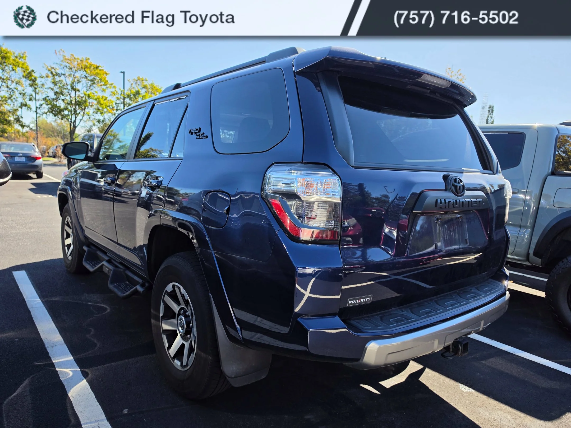 Used 2023 Nautical Blue Metallic Toyota TRD Off-Road Premium image 4