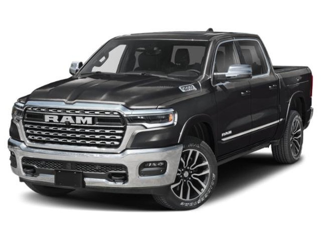 New 2027 Diamond Black Crystal Pearl-Coat Exterior Paint RAM 4WD CREW 5
