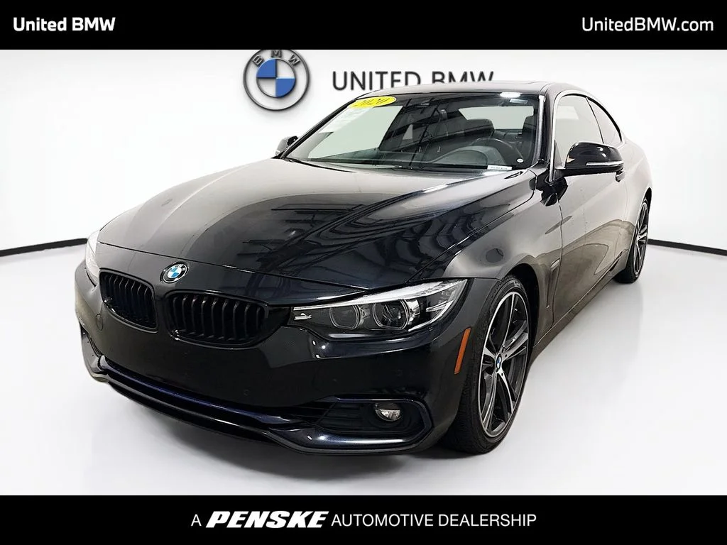 Used 2020 Black Sapphire Metallic BMW 430i image 1
