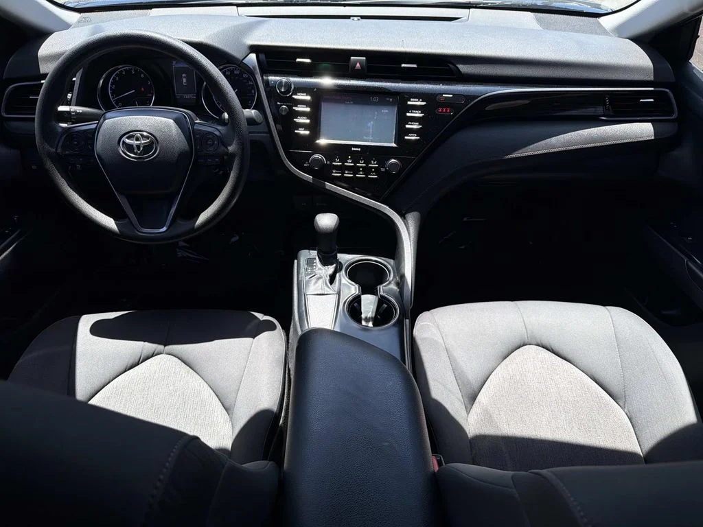 Used 2020 Midnight Black Metallic Toyota LE image 8