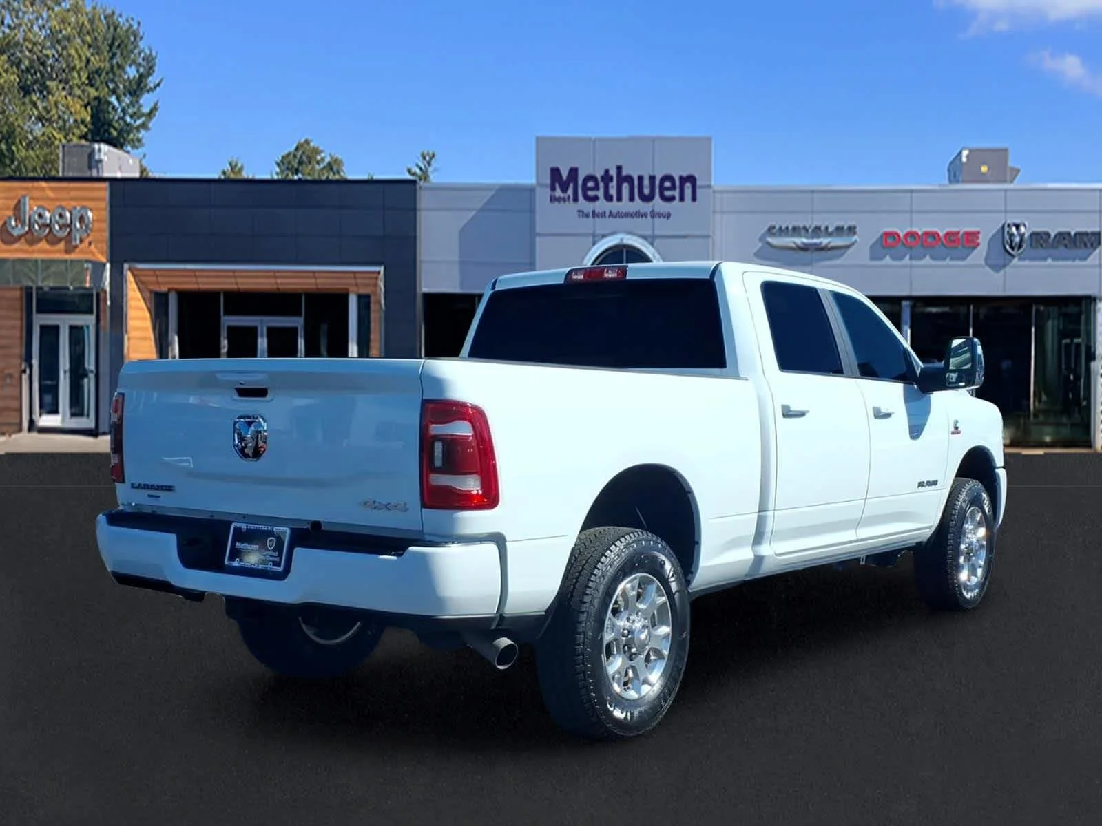 Used 2024 Bright White Clearcoat Ram Laramie image 4
