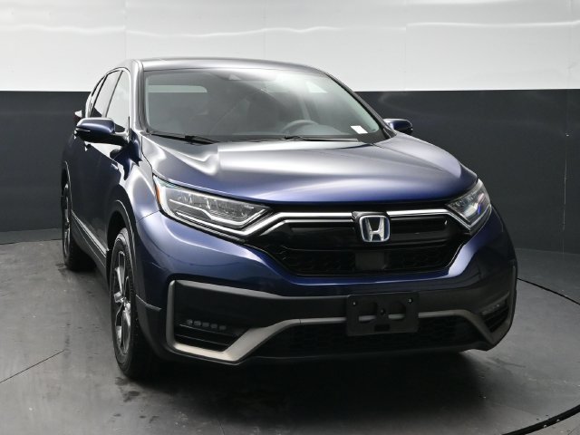 Certified Used 2021 Obsidian Blue Pearl Honda HYBRID EX image 2
