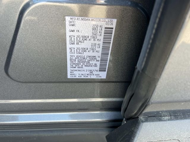 New 2026 Gun Metallic Nissan Rock Creek® image 22