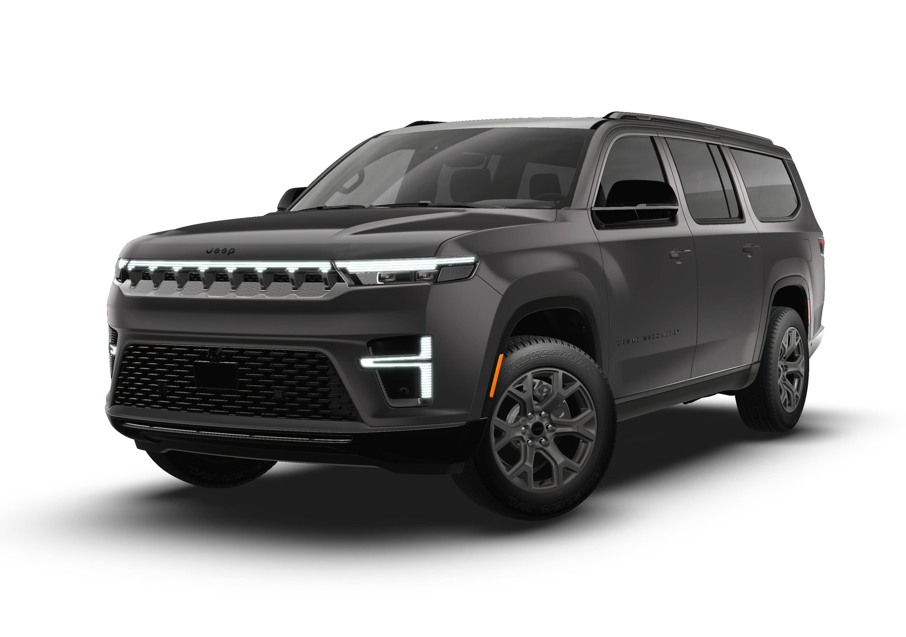 New 2026 Baltic-Gray Metallic Clear-Coat Exterior Paint Jeep Grand Wagoneer image 13