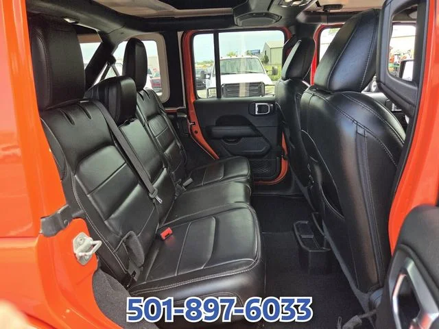 Used 2020 Orange Jeep Unlimited Sahara image 14