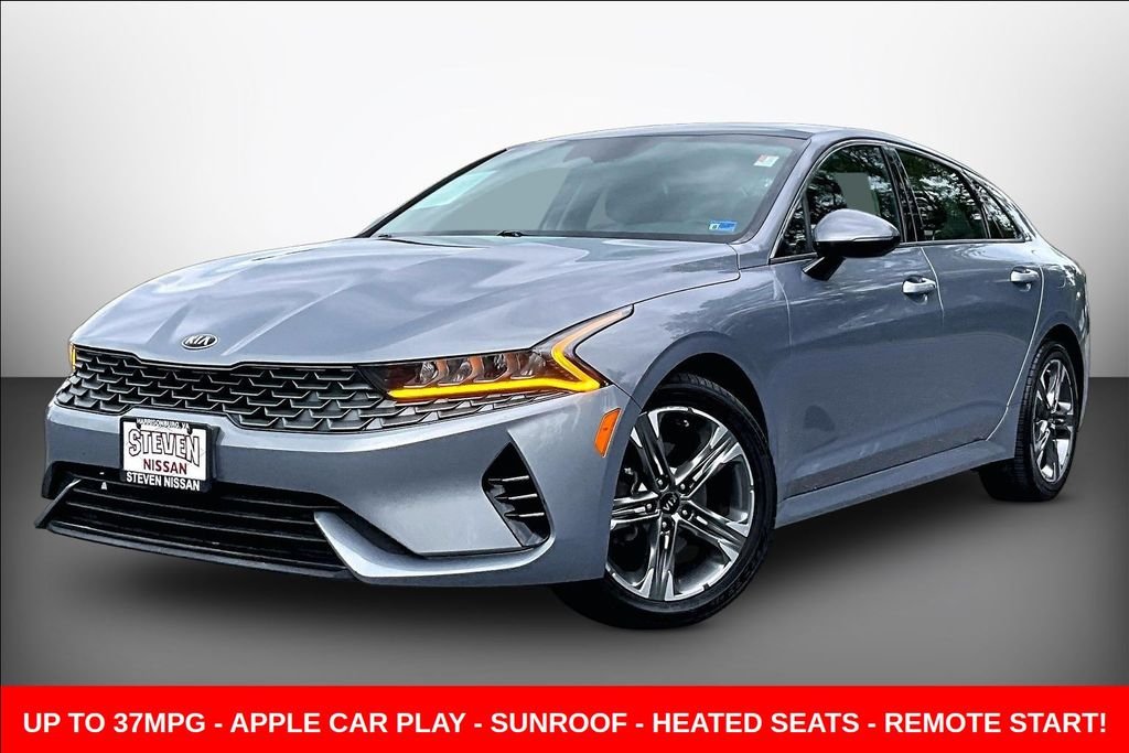 Used 2021 Silver Kia EX image 3