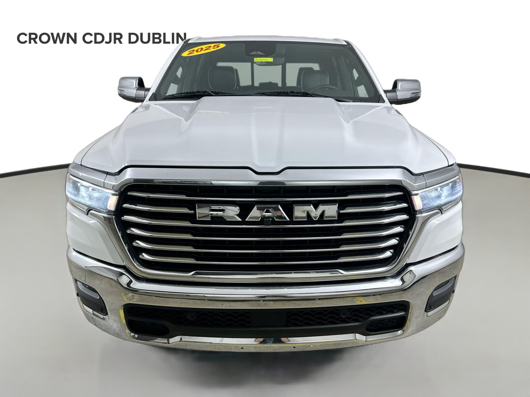 Used 2025 Bright White Clearcoat Ram Laramie image 2