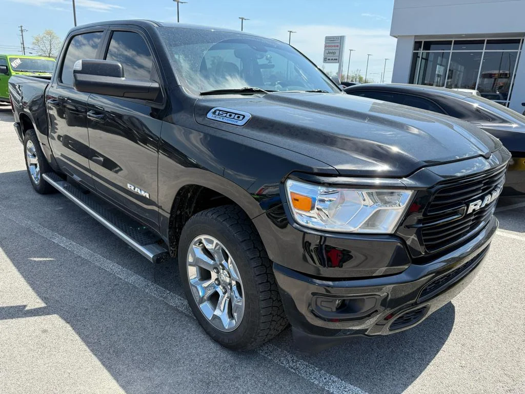 Used 2021 Diamond Black Crystal Pearlcoat Ram Big Horn image 1