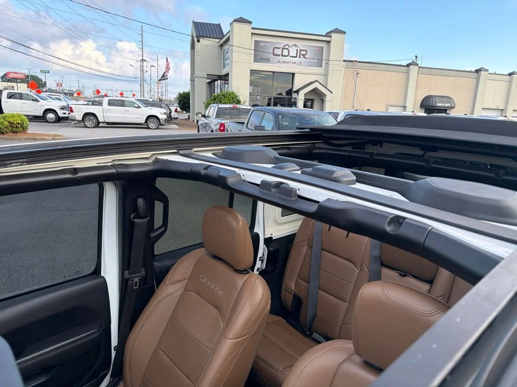 Used 2020 White Jeep Unlimited Sahara image 45