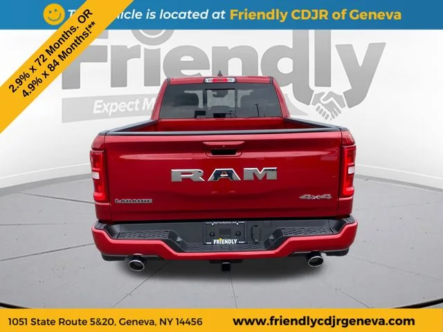 New 2026 Molten Red Pearl-Coat Exterior Paint RAM Laramie image 4