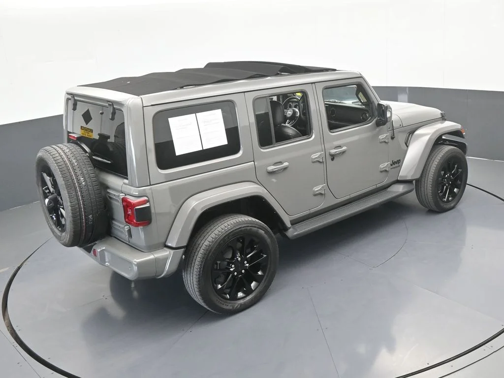 Used 2022 Sting-Gray Clearcoat Jeep Unlimited Sahara High Altitude image 56