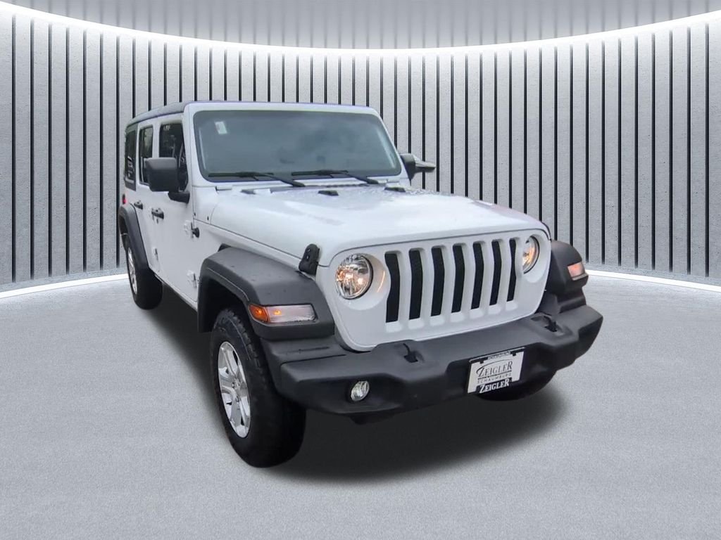 Used 2020 White Jeep Unlimited Sport S image 22