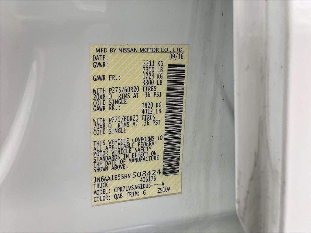 Used 2017 White Nissan SL image 35
