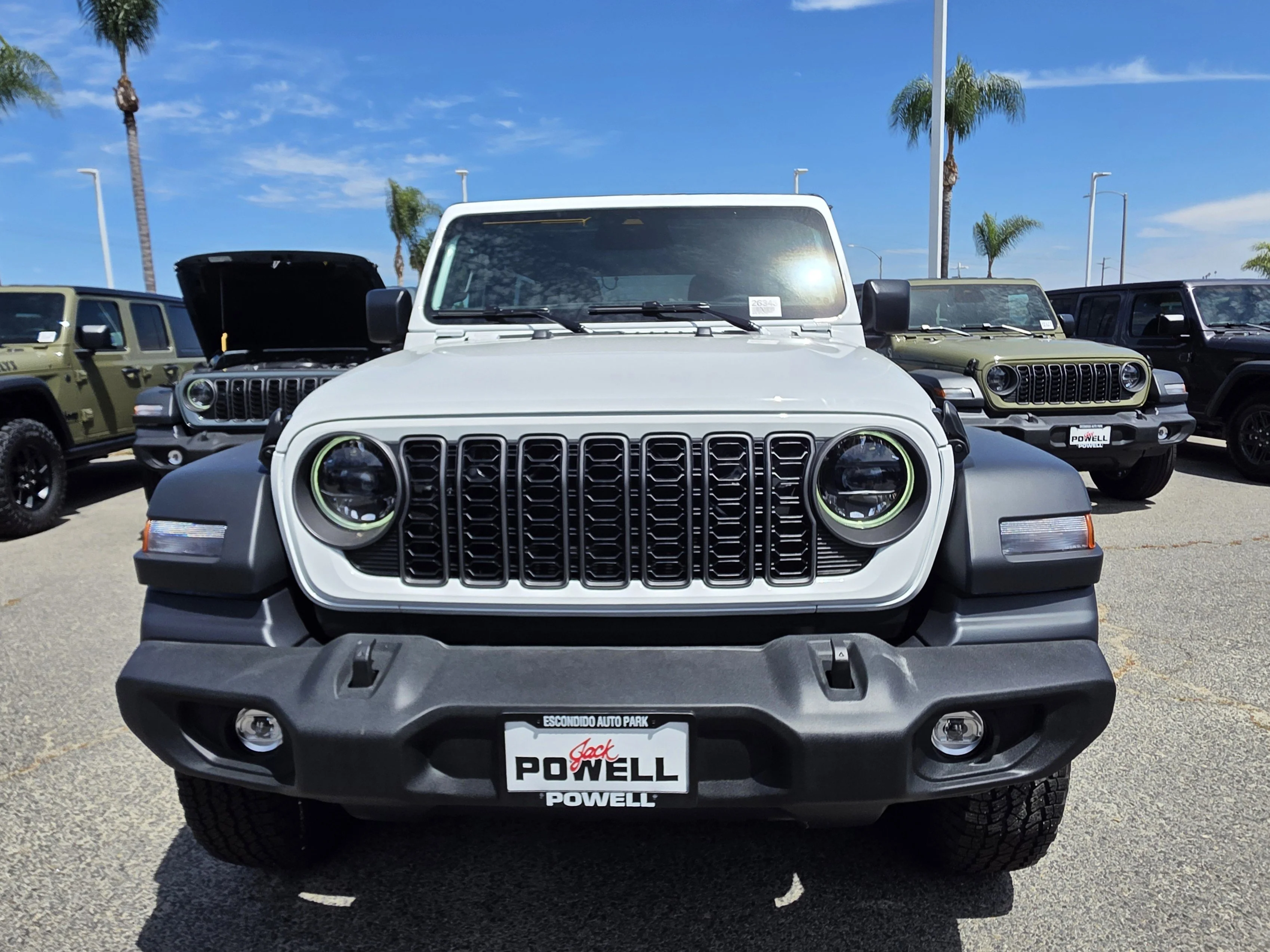 New 2026 Bright White Clearcoat Jeep Sport S image 7