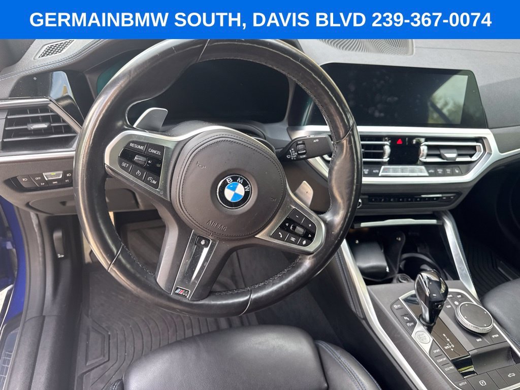 Used 2021 Blue Metallic BMW 430i image 14