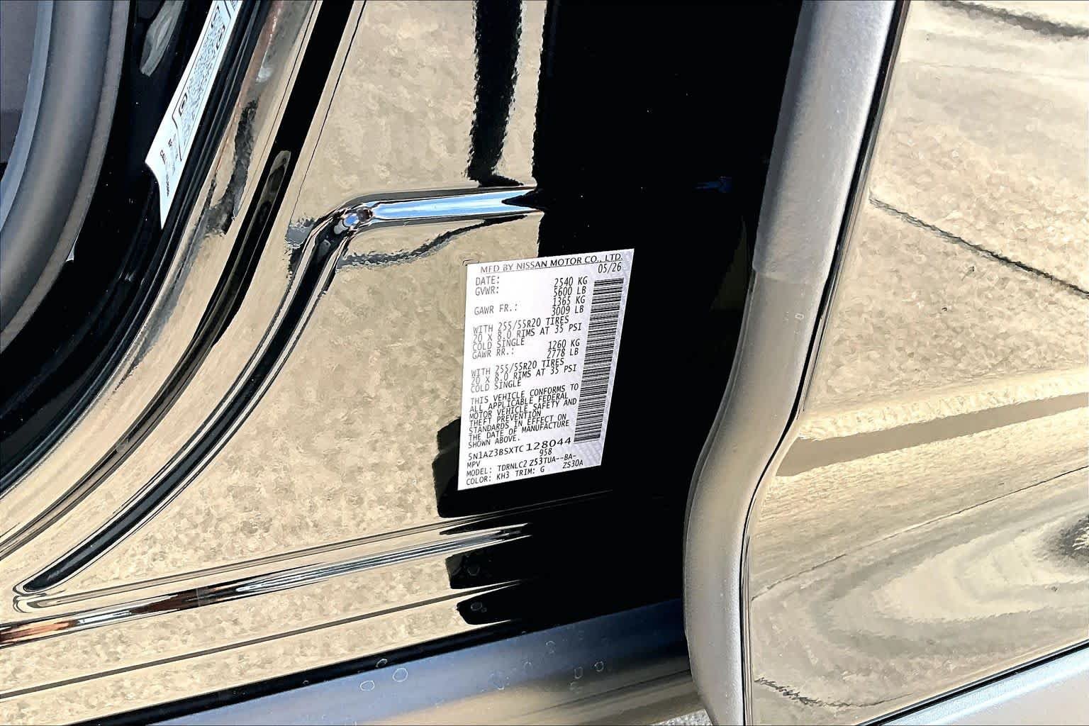 New 2026 Super Black Nissan SV image 17