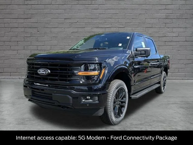 New 2026 Agate Black Metallic Ford XLT image 4