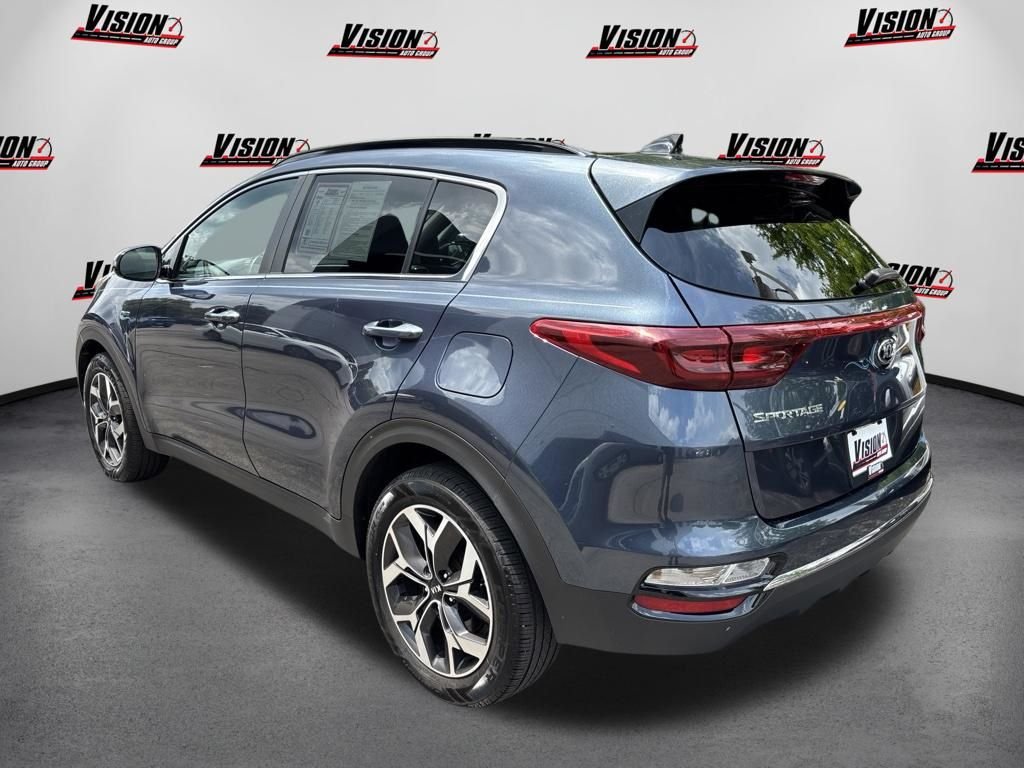 Used 2020 Blue Kia EX image 8