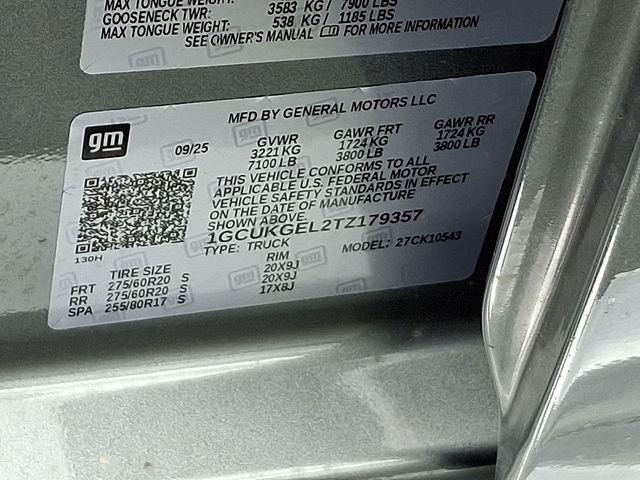 Used 2026 Sterling Gray Metallic Chevrolet LTZ image 84